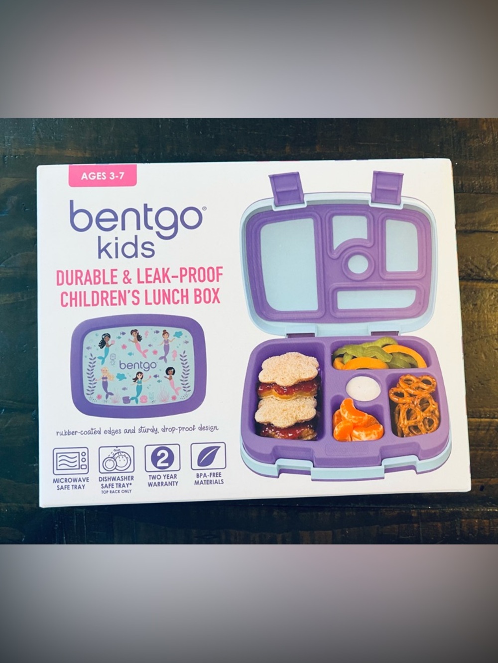 Bentgo Kids Lunch Box Durable & Leak Proof Mermaids 🧜‍♀️ In The Sea